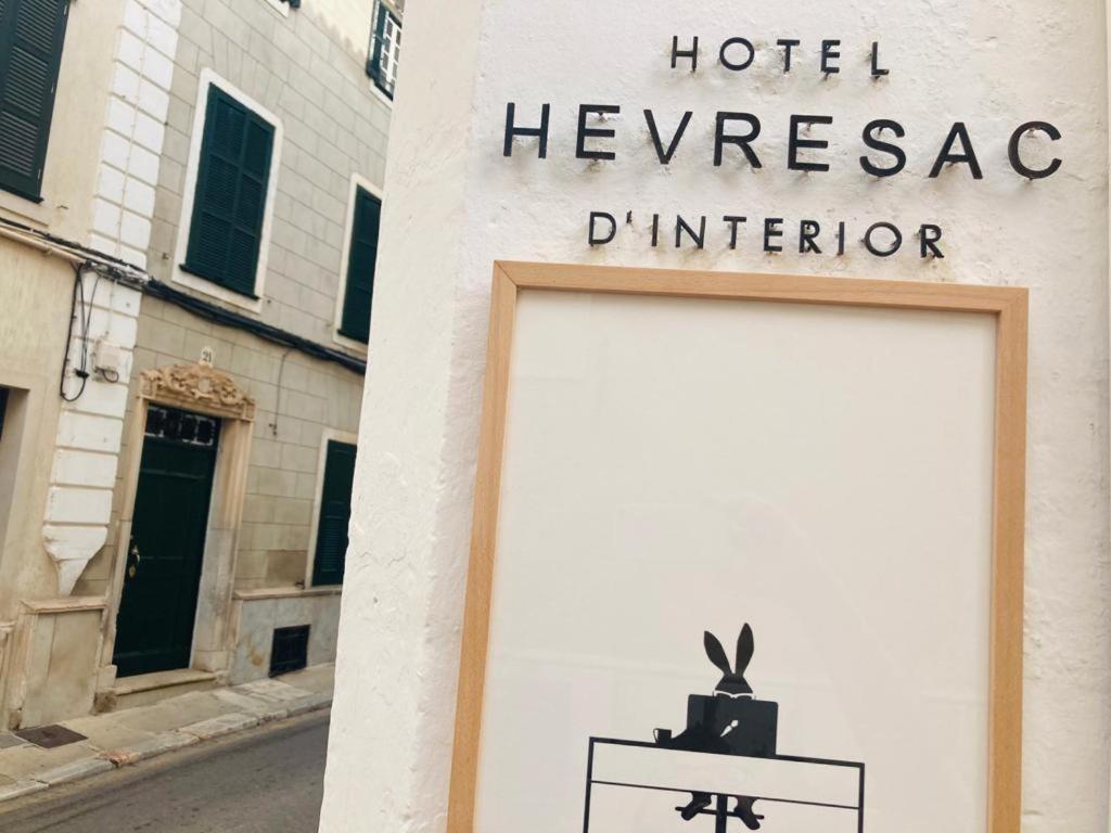 Hotel Hevresac Singular & Small Maó  Exterior foto